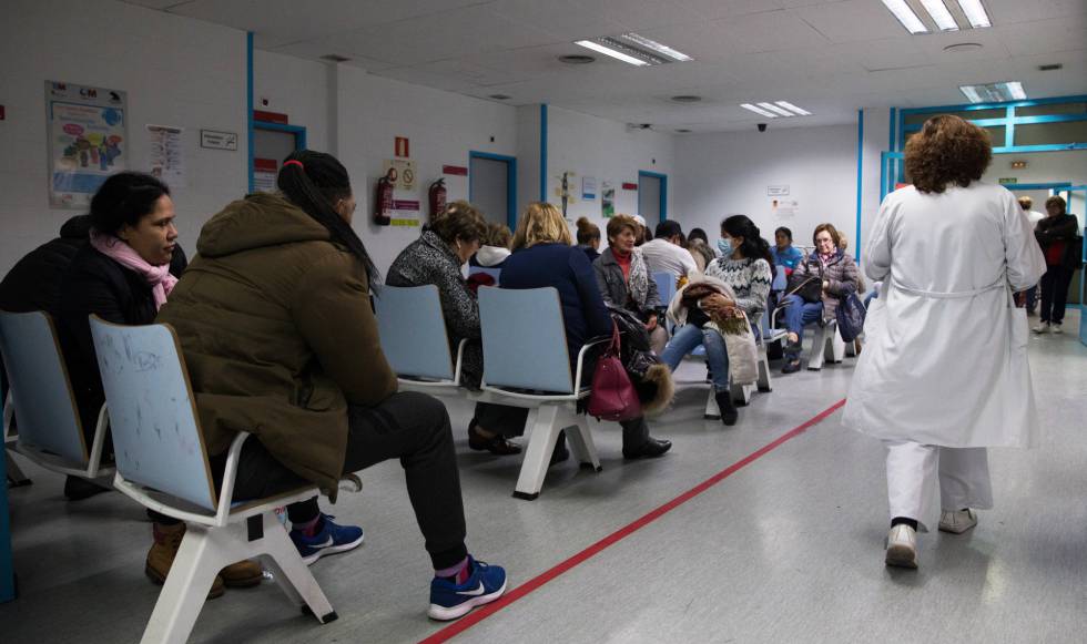 Sala de espera de Urgencias de un hospital de Madrid. Víctor Sainz